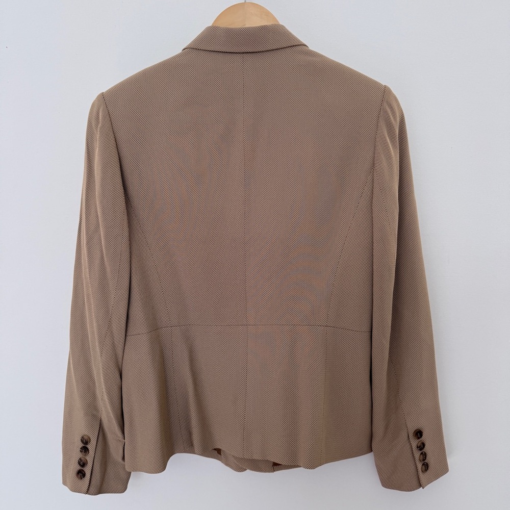 Talbots Camel Single Button Jacket Size 6 - image 8